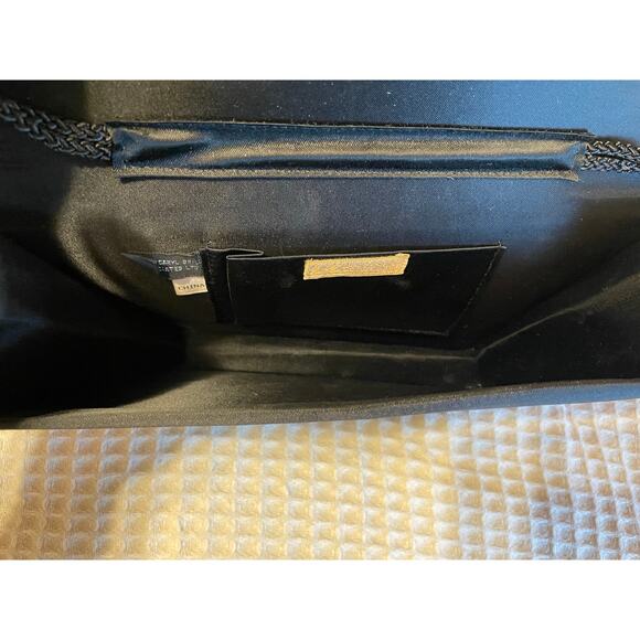 VTG Robinsons Whimsy Goth Beaded Deep Brown Bronze Half Circle Cross Body Clutch - Picture 8 of 13